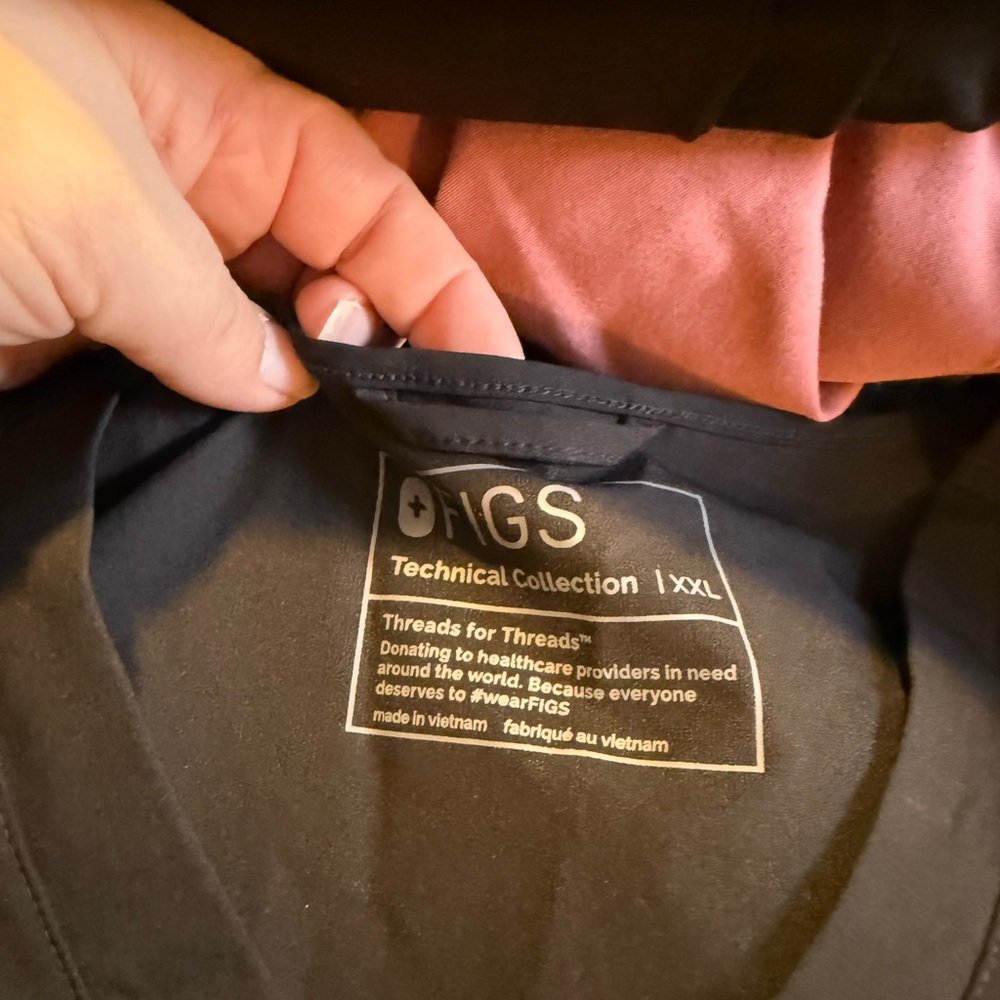 Figs scrub set fion material
